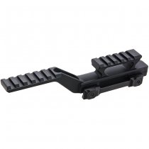 Toxicant Two Way Dual Optic Mount Lower Version CNC Aluminium - Black