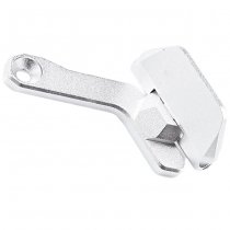 TTI Airsoft Action Army AAP-01 GBB Folding Thumb Rest Left Side Right Handed - Silver