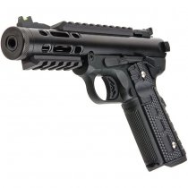 WE Galaxy 1911 Gas Blow Back Pistol Black Frame - Black