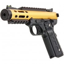 WE Galaxy 1911 Gas Blow Back Pistol Black Frame - Gold