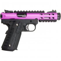 WE Galaxy 1911 Gas Blow Back Pistol Black Frame - Purple