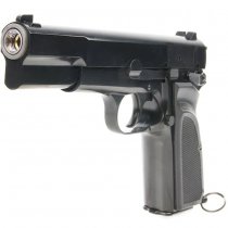 WE Hi-Power MK3 Gas Blow Back Pistol - Black