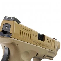 WE Springfield Armory XDM 4.5 Gas Blow Back Pistol - Tan