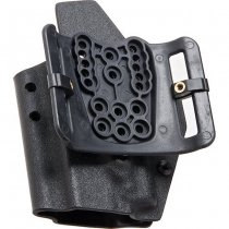 WoSport G17 / G19 / G19X / G45 & XC-1 Flashlight Lightweight Kydex Holster - Black