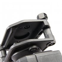 WoSport IPSC Multi-Angle Rotating Magazine Carrier Double Stack Pistol Magazine - Black