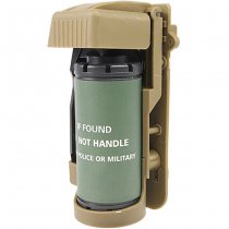 WoSport Smoke Grenade Model Set Dummy BB Can - Tan