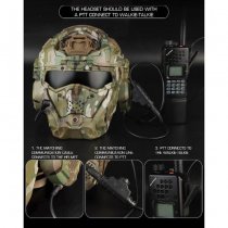 WoSport W Assault Helmet II - Black