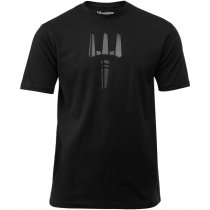 Pitchfork Trident Print T-Shirt - Black - M