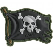 M-Tac Jolly Roger Rubber Patch - Olive