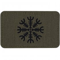 M-Tac Helm of Terror Horizontal Laser Cut Patch - Ranger Green / Black