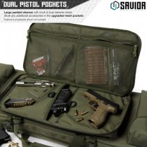 Savior Equipment Urban Warfare Double Rifle Bag 36 Inch - Olive