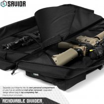 Savior Equipment Urban Warfare Double Rifle Bag 46 Inch - Black