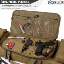 Savior Equipment Urban Warfare Double Rifle Bag 51 Inch - Dark Earth