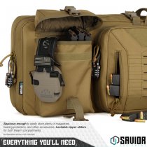 Savior Equipment Urban Warfare Double Rifle Bag 51 Inch - Dark Earth