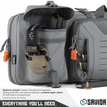 Savior Equipment Urban Warfare Double Rifle Bag 55 Inch - Grey