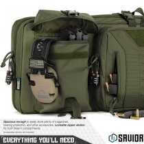 Savior Equipment Urban Warfare Double Rifle Bag 55 Inch - Olive