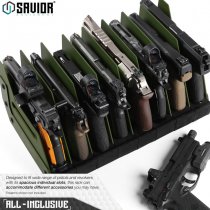 Savior Equipment Pistol Rack 6 Slots - Olive