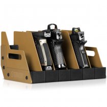 Savior Equipment Pistol Rack 6 Slots - Dark Earth