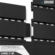 Savior Equipment Wall Rack System Panels - Black