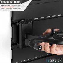 Savior Equipment Wall Rack System Panels - Black