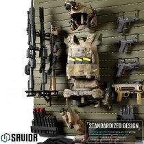 Savior Equipment Wall Rack System Belt Rack - Olive