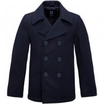 Brandit Pea Coat - Navy - M