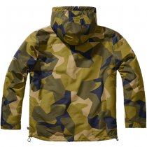 Brandit Windbreaker Frontzip - Swedish Camo M90 - M