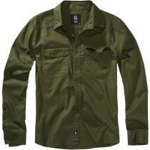 Brandit Flanellshirt - Olive - 2XL