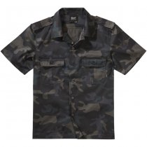 Brandit US Shirt Shortsleeve - Darkcamo - M