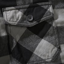 Brandit Lumberjacket - Black / Charcoal - S