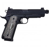 SRC Silent Hawk 1911 Co2 Blow Back Pistol Threaded Barrel - Black