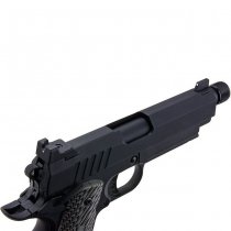 SRC Silent Hawk 1911 Co2 Blow Back Pistol Threaded Barrel - Black