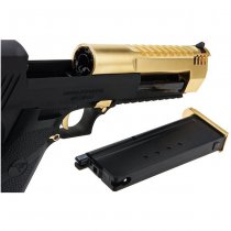 WE Desert Eagle L6 .50 AE Gas Blow Back Pistol - Black / Gold