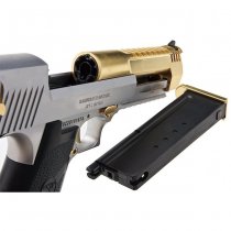 WE Desert Eagle L6 .50 AE Gas Blow Back Pistol - Silver / Gold