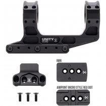 PTS Unity Tactical FAST LVPO Optics Mount Set - Black