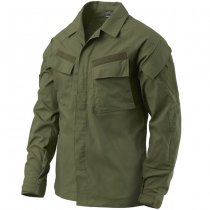 Helikon-Tex Raid Shirt - PolyCotton Stretch Ripstop - Olive Green - S