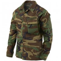 Helikon-Tex Raid Shirt - PolyCotton Stretch Ripstop - US Woodland - M