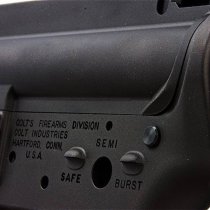 Angry Gun Marui MWS / MTR M16A2 Receiver Set USGI Burst Version - Black