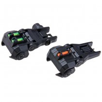 G&G Dual-Profile Fiber Optic Flip-Up Sight - Black