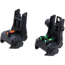 G&G Dual-Profile Fiber Optic Flip-Up Sight - Black