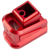 5KU Marui G-Series GBB Magazine Extension Pad CNC Aluminum - Red