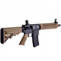 King Arms TWS MK18 Lite Gas Blow Back Rifle - Black / Dark Eath