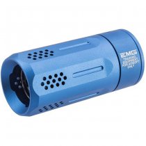 King Arms EMG SI Oppressor Universal Blast Shield 14mm CCW - Blue