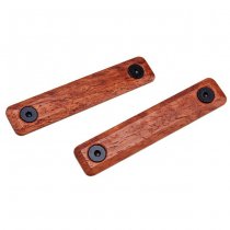 RJ Creations Wooden M-Lok Rail Cover Short 2-Slot 2pcs