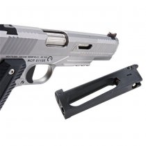 RWA Nighthawk Custom AGENT 2 Co2 Blow Back Pistol Steel Version - Silver