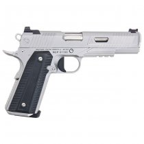 RWA Nighthawk Custom AGENT 2 Co2 Blow Back Pistol Steel Version - Silver