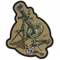 M-Tac 120mm Rubber Patch - Coyote