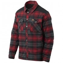 Helikon-Tex Winter Warden Shirt - Slate Crimson Plaid - M