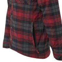 Helikon-Tex Winter Warden Shirt - Slate Crimson Plaid - L