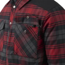 Helikon-Tex Winter Warden Shirt - Slate Crimson Plaid - L